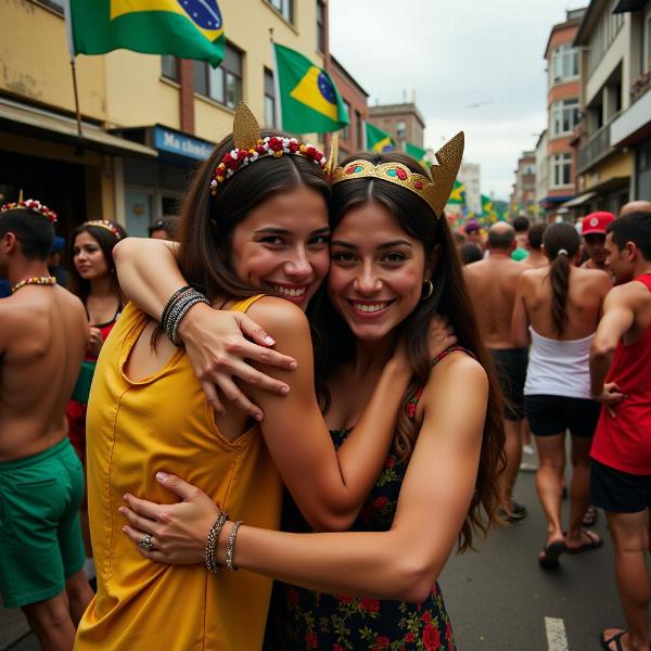 Abraço na cultura brasileira e sonhos