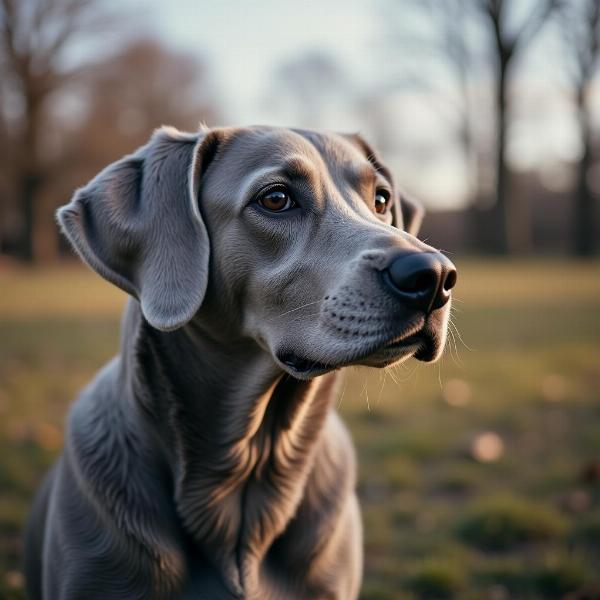 Cachorro Cinza em Sonho: Introspecção