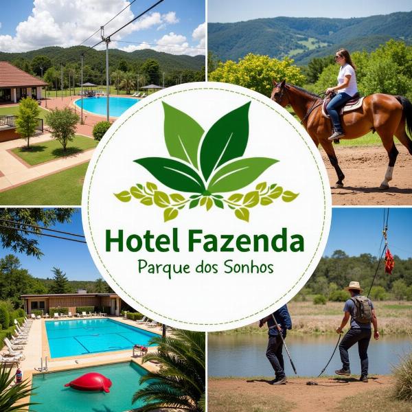 Atividades de lazer no Hotel Fazenda Parque dos Sonhos