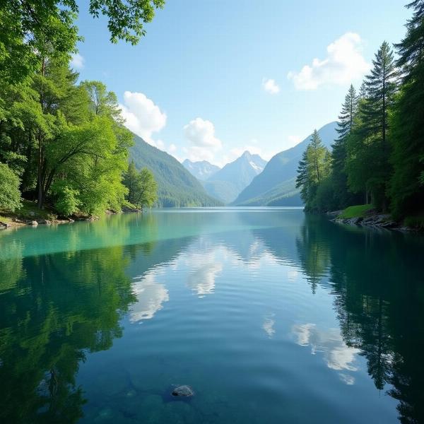 Lago calmo em um sonho: significado e interpretação.