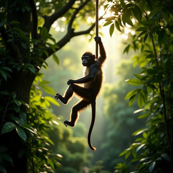 Macaco em Sonho: Conexão com a Floresta Brasileira