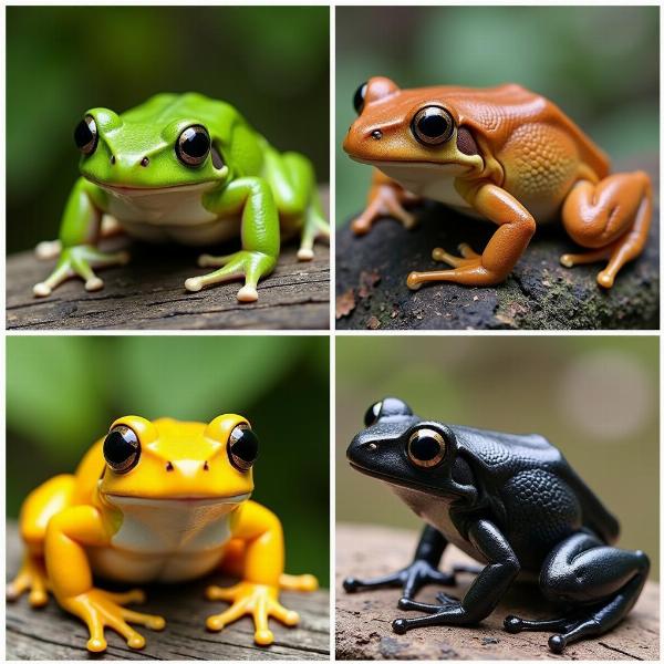 Significado de sonhar com sapo de cores diferentes