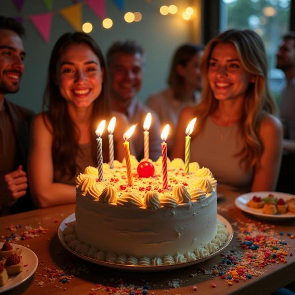 Sonhar com bolo de festa