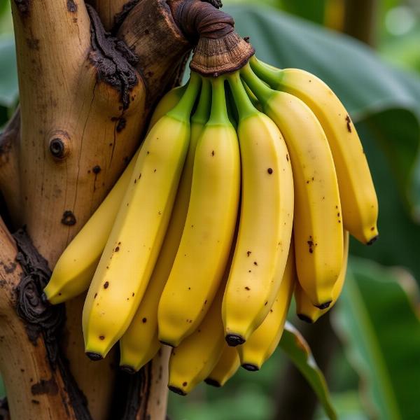 Sonhar com cacho de banana madura simboliza abundância