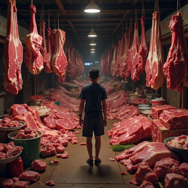 Sonhar com carne crua: Significado e interpretações na cultura brasileira