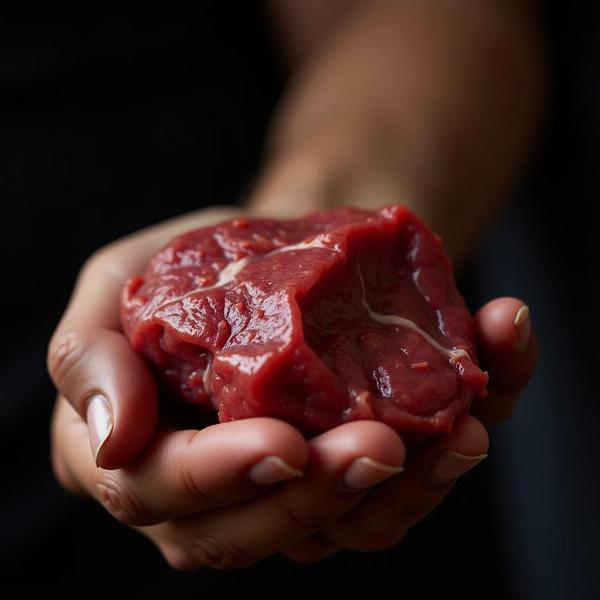 Sonhar com carne crua: Significados e interpretações