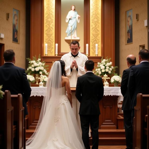 Sonhar com Casamento: Cerimônia na Igreja