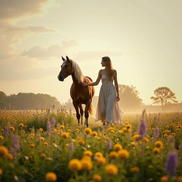 Sonhar com cavalo manso: Conexão com a Intuição