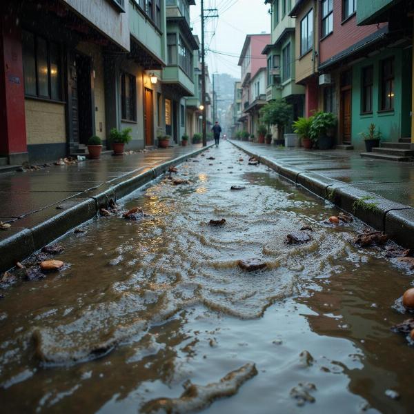 Sonhar com chuva e água suja: Interpretação e significado