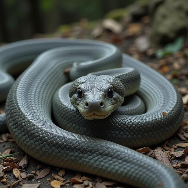 Sonhar com cobra cinza e a cura emocional