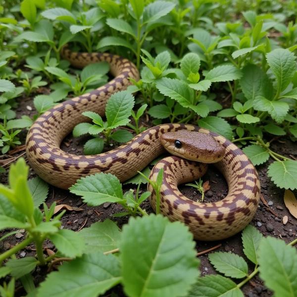 Sonhar com cobras rastejando no chão