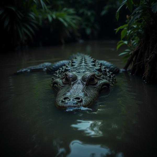 Sonhar com crocodilo na água: Perigo Escondido