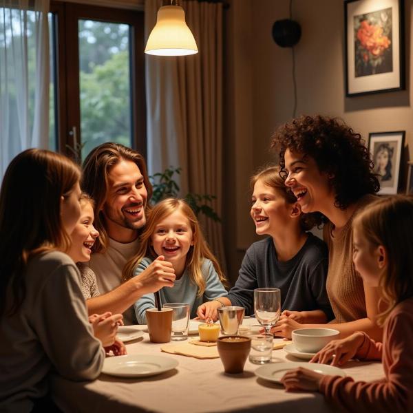 Sonhar com familiares reunidos