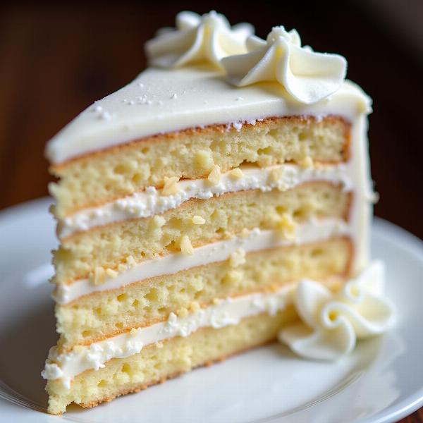 Sonhar com fatias de bolo de casamento