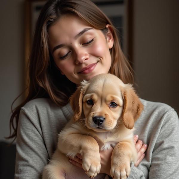 Sonhar com filhotes de cachorro thể hiện sự quan tâm và yêu thương.