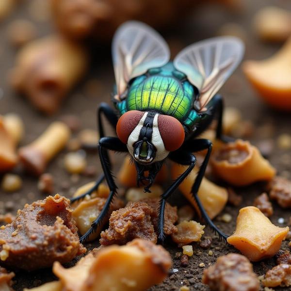 Sonhar com Mosca Varejeira e Sujeira