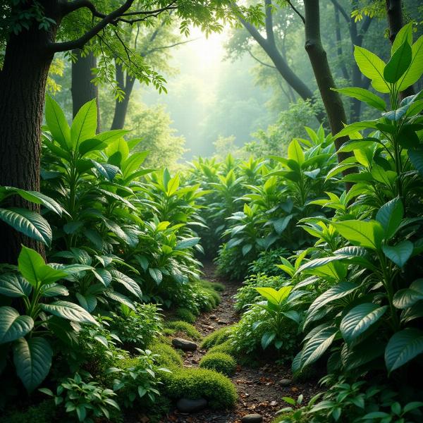 Sonhar com muitas plantas e abundância