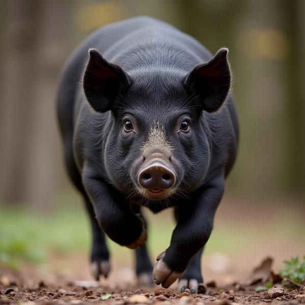 O que significa sonhar com porco preto?