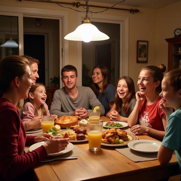 Sonhar com Primos em Reunião Familiar