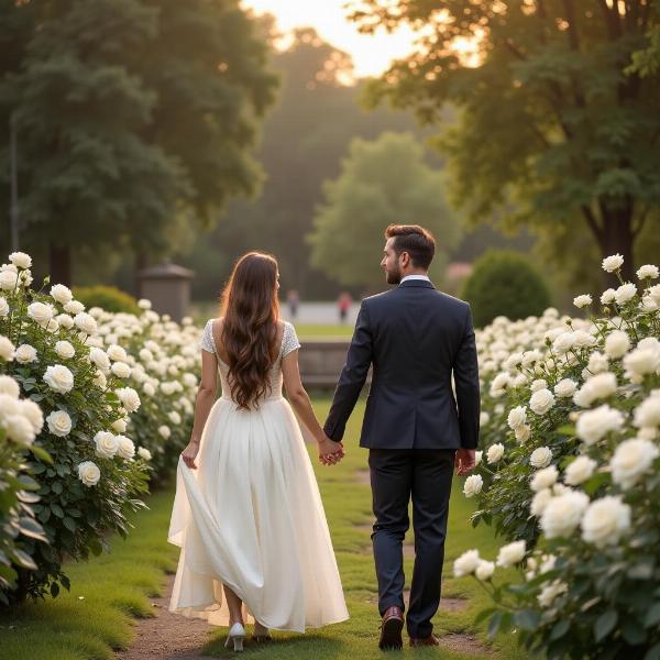 Sonhar com rosas brancas: Amor e romance