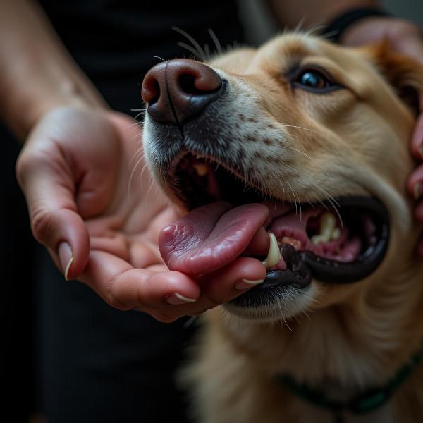 Sonho com cachorro mordendo a mão: Dificuldades e responsabilidades