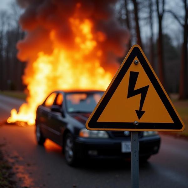 O que significa sonhar com carro pegando fogo?