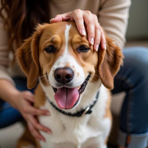 Sonho com cachorro amigável