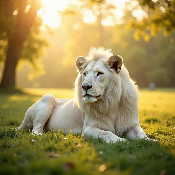 Sonho com leão branco: significado de espiritualidade