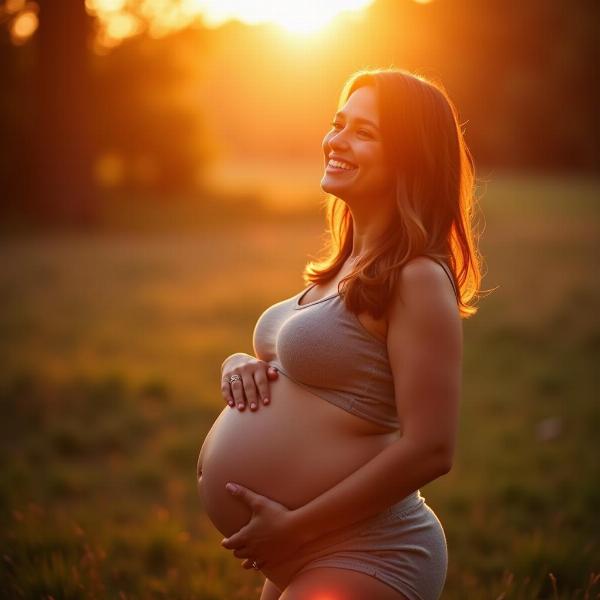 Sonho com mulher grávida e felicidade