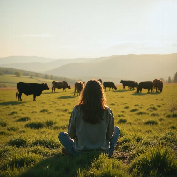 Sonho com vaca perseguindo e reflexão