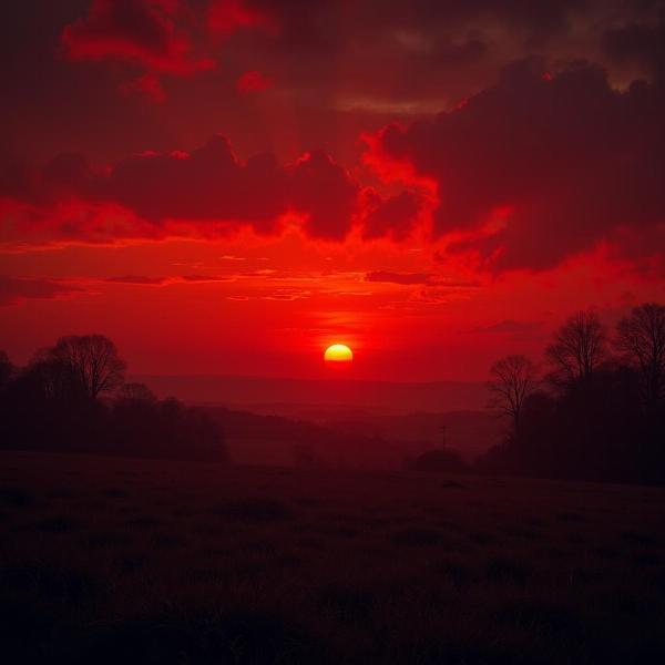 Significado do céu vermelho nos sonhos