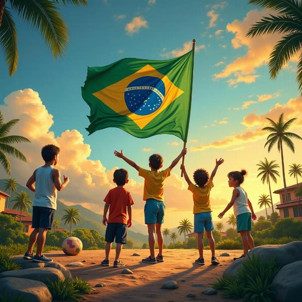 O futuro do sonho no Brasil: Uma visão de esperança e transformação.