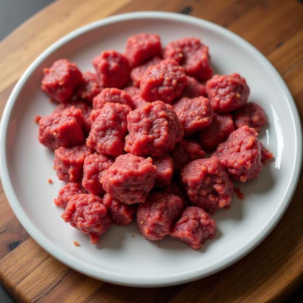 Sonhar com carne moída crua e a insegurança