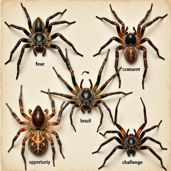 Tipos de sonhos com aranha e seus significados