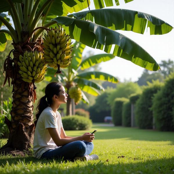 Reflexão após sonhar com banana madura: autoconhecimento.