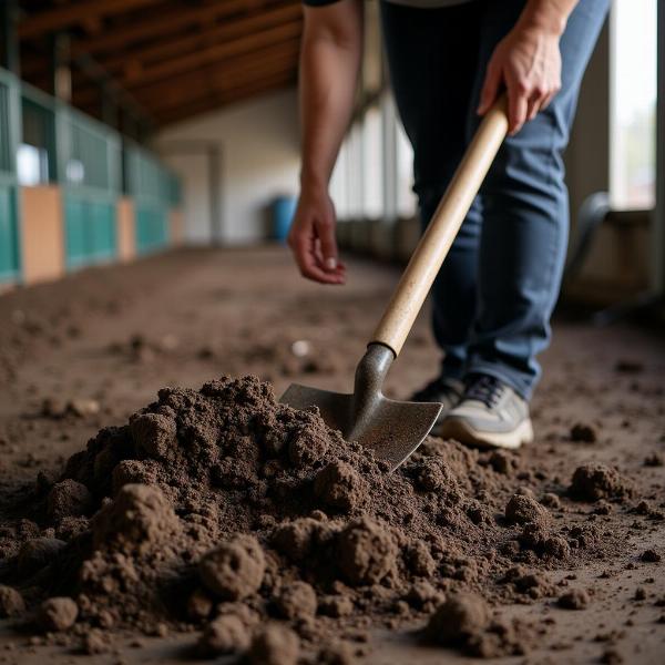 Sonhar com a limpeza de bosta pode simbolizar um processo de renovação e libertação.