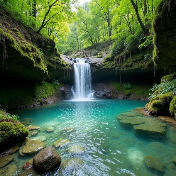 Sonhar com cachoeira limpa e cristalina