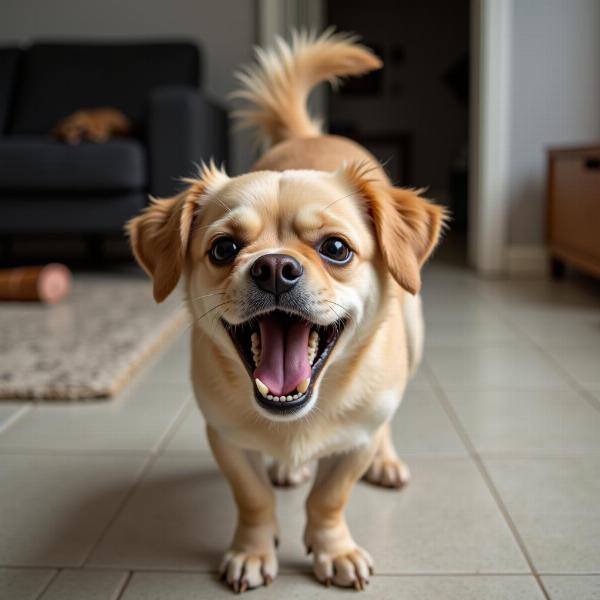 Sonhar com cachorro pequeno latindo