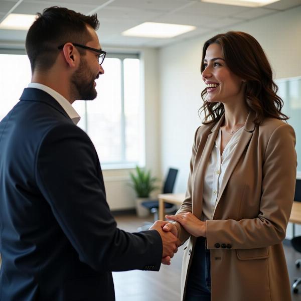 Sonhar com chefe em uma interação positiva