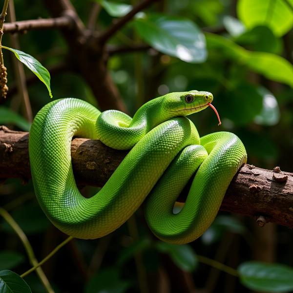 Sonhar com cobra no mato