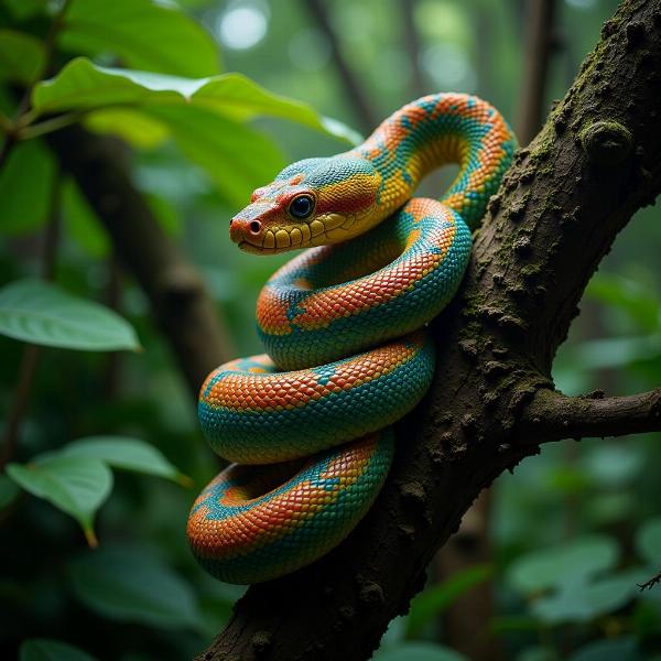 Sonhar com cobra de várias cores: Significado e interpretação