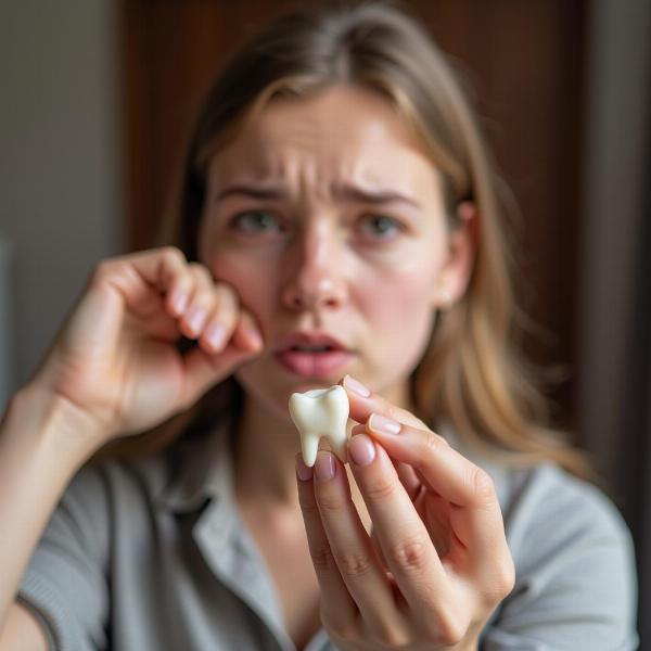 Sonhar com dente caindo: Insegurança