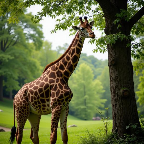 Sonhar com girafa: Superando obstáculos com elegância