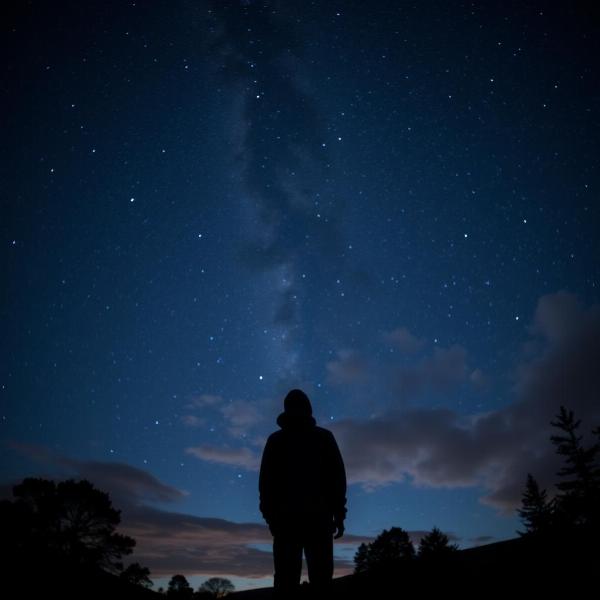 Sonhar com muitas estrelas no céu: esperança na noite escura