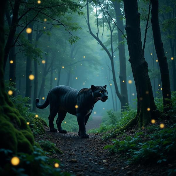 Sonhar com onça, curupira e floresta