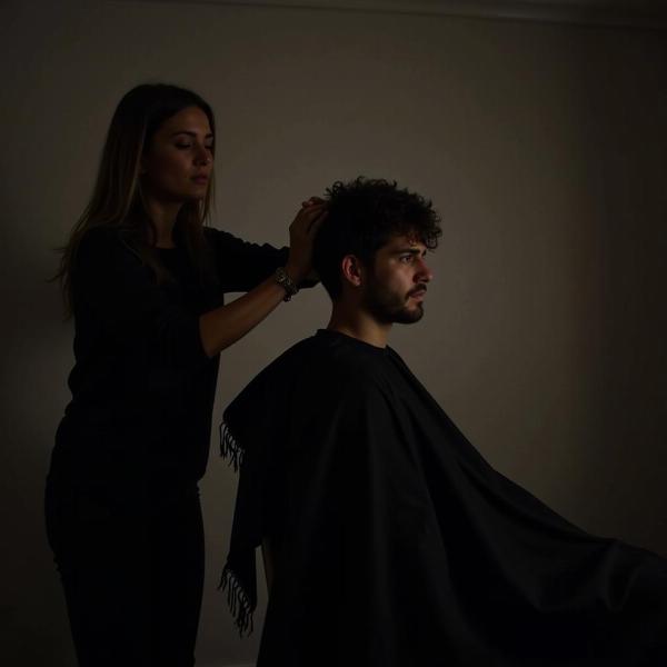 Sonhar com outra pessoa cortando seu cabelo e a sensação de perda de controle